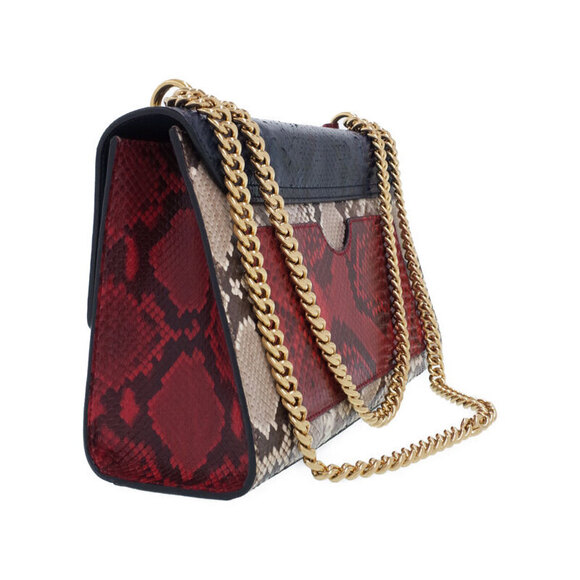Gucci Padlock Python Chain Shoulder Bag - Picture 2 of 9